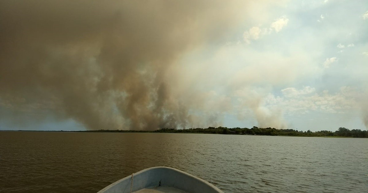 Un incendio ya afectó 600 hectáreas en los Esteros del Iberá