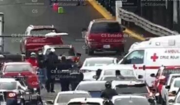 Afectación vial por volcadura en Toluca