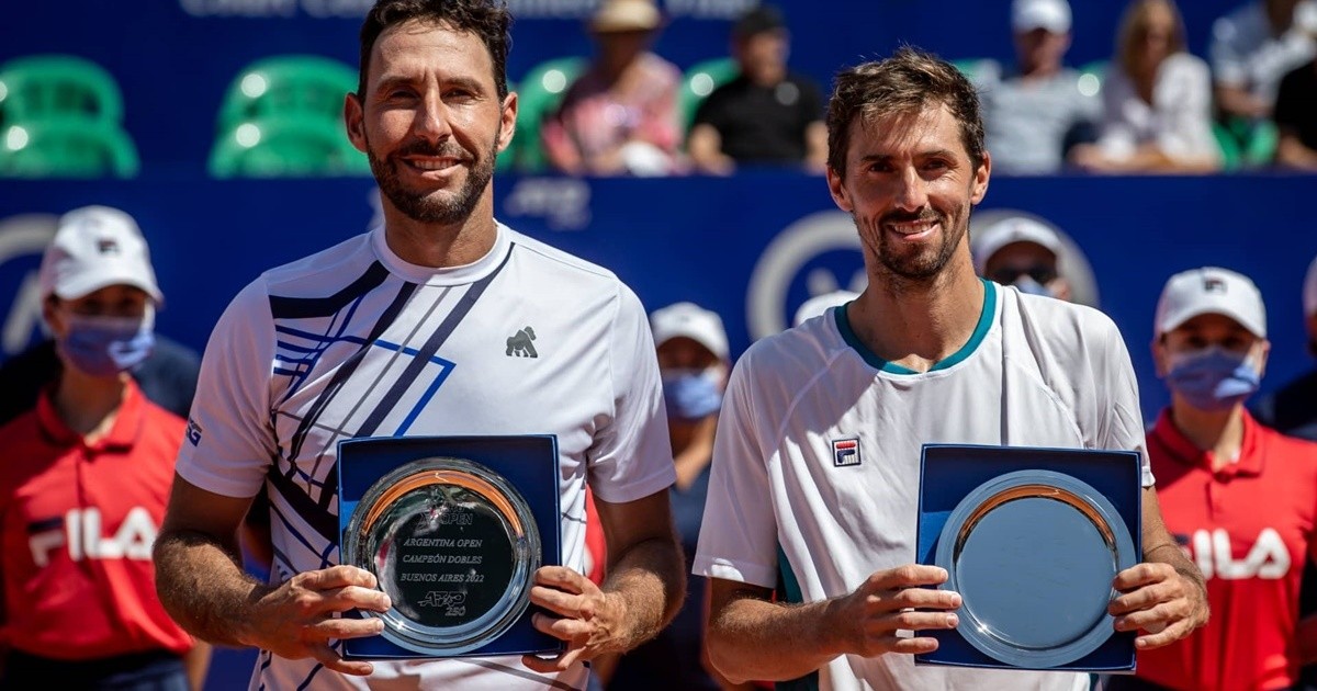Argentina Open: Andrés Molteni y Santiago González se consagraron campeones de dobles