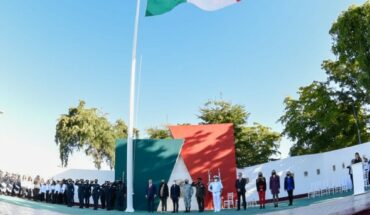 Celebran en Ahome 88 Aniversario de la Bandera de México