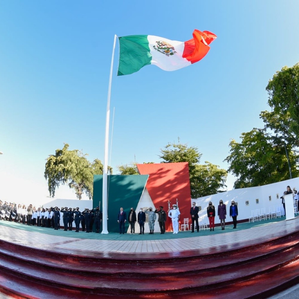 Celebran en Ahome 88 Aniversario de la Bandera de México