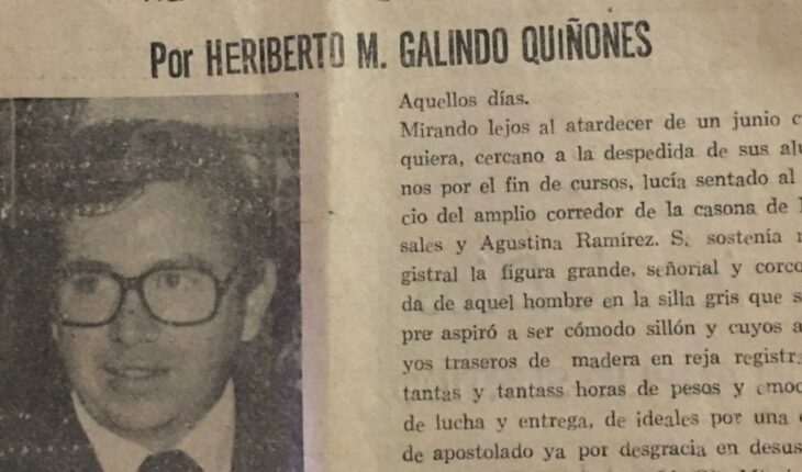 El ilustre profesor que amó la tierra de Salvador Alvarado