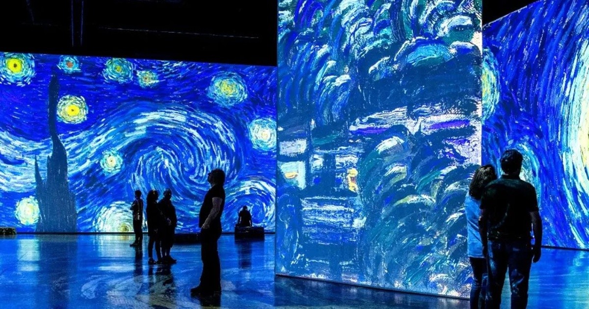"Imagine Van Gogh": the immersive exhibition at La Rural is extended until May