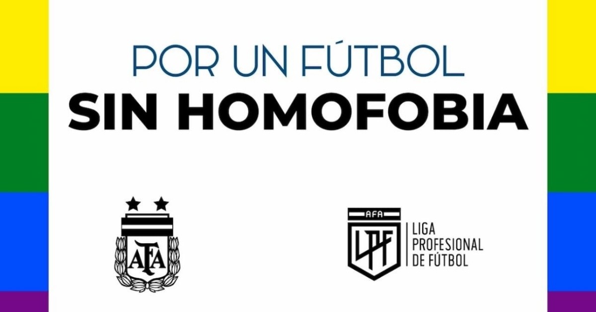 La AFA y la Liga Profesional unidas contra la homofobia