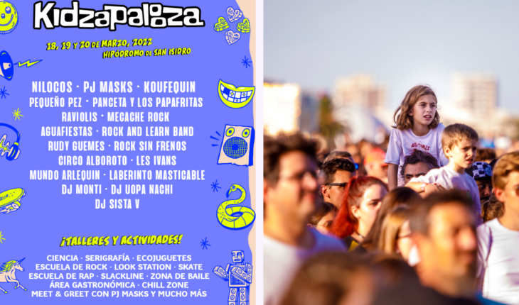 Lollapalooza 2022: Mirá el LineUp del Kidzapalooza