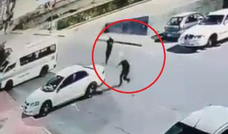 Matan a hombre frente a cámara de seguridad en Morelia