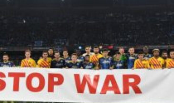 The football world also spoke out about the war between Russia and Ukraine