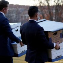 They find classified files in boxes that Trump had taken from the White House