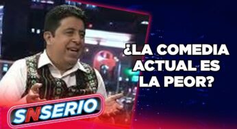 Video: Carlos Eduardo Rico critica la comedia actual | SNSerio