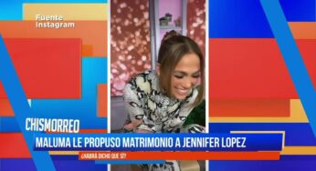 Video: Maluma le propone matrimonio a Jennifer López | El Chismorreo