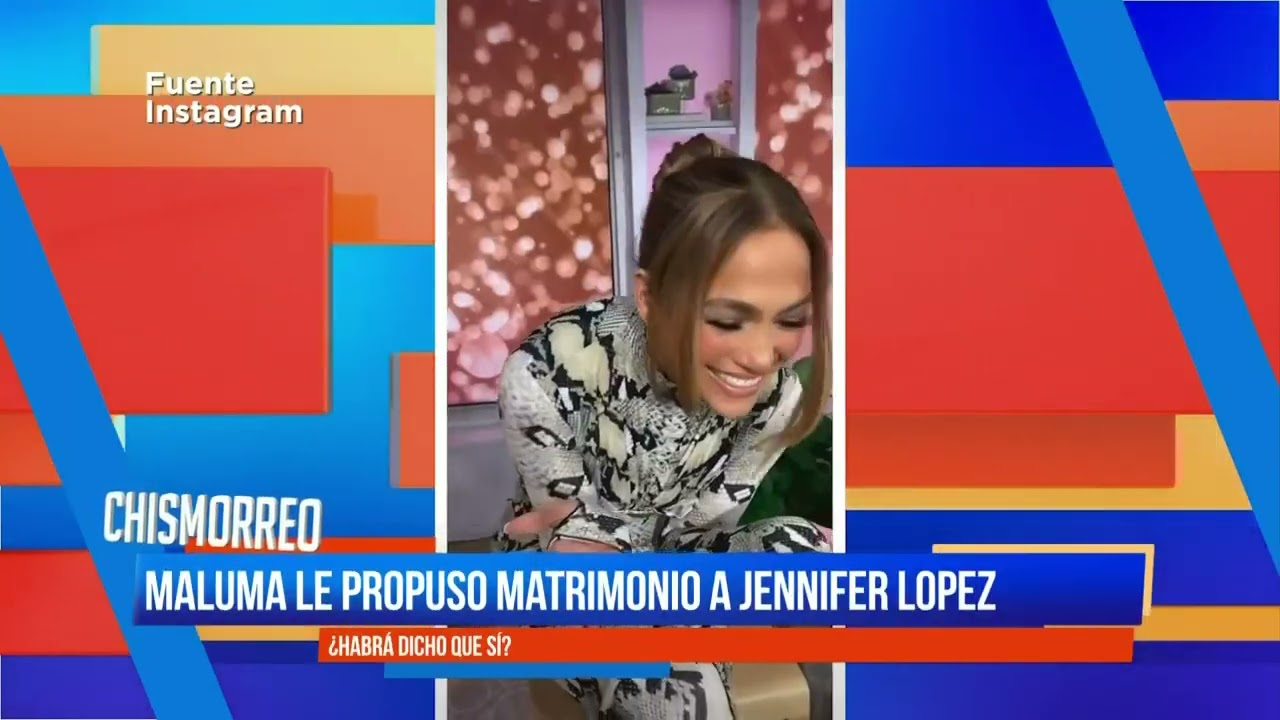 Maluma le propone matrimonio a Jennifer López | El Chismorreo