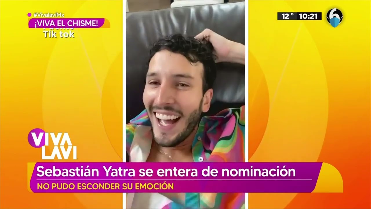 Sebastián Yatra reacciona a su nominación al Oscar | Vivalavi MX