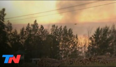 Video: TN en Corrientes: por el fuego se evacuaron a varias familias y todavía hay 8 focos activos