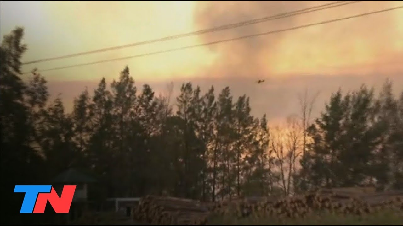 TN en Corrientes: por el fuego se evacuaron a varias familias y todavía hay 8 focos activos