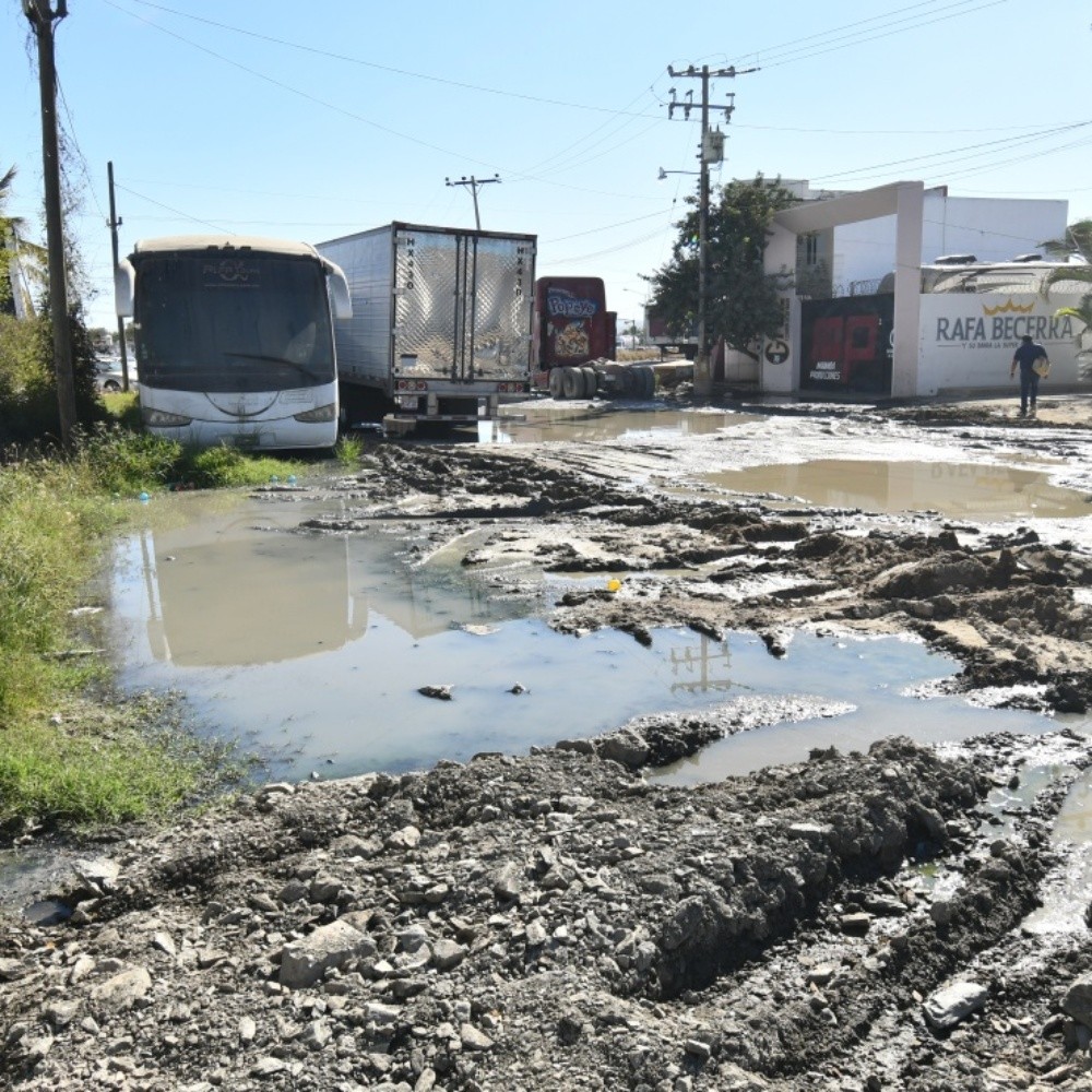 Water leaks disappear little by little in Mazatlan