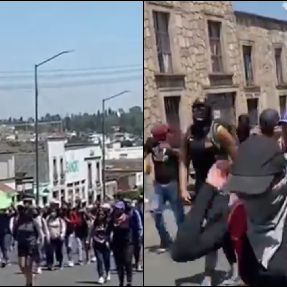 En Michoacán normalistas rechazan examen Ceneval