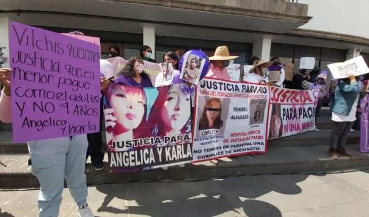 Familias marchan por los feminicidios en Ecatepec