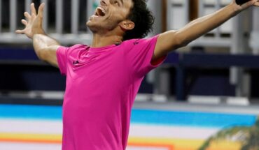 Imparable: Francisco Cerúndolo se metió en cuartos de final de Miami