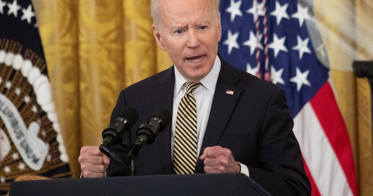 Joe Biden calificó a Vladimir Putin como un "criminal de guerra"