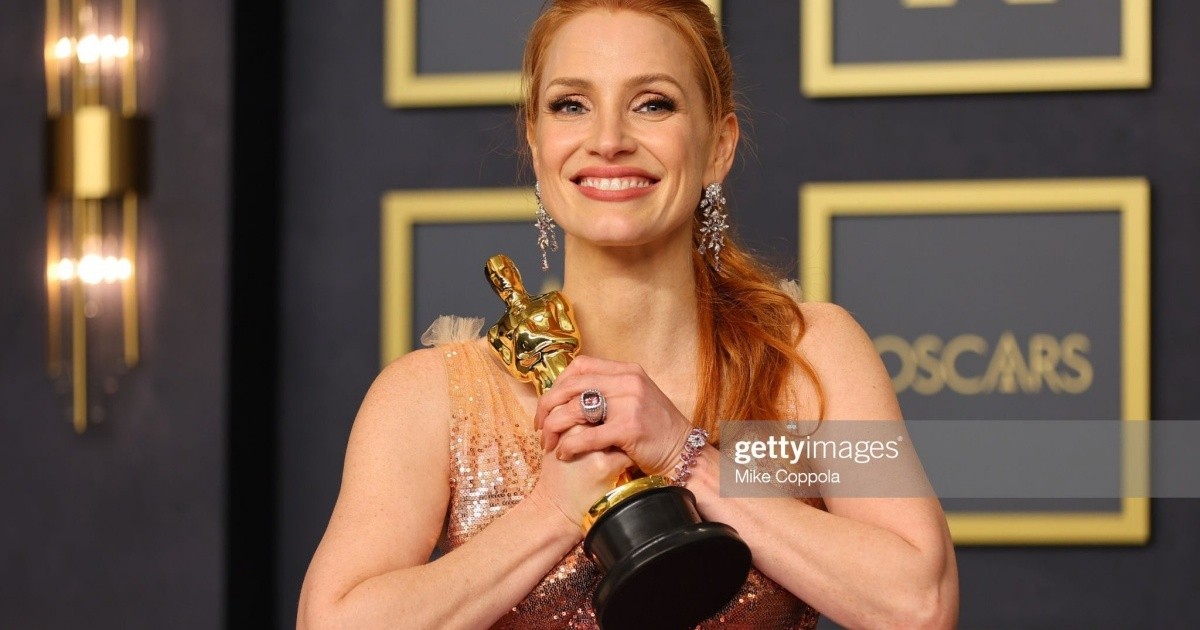 Oscar 2022: Jessica Chastain se lleva el premio a la "Mejor Actriz"