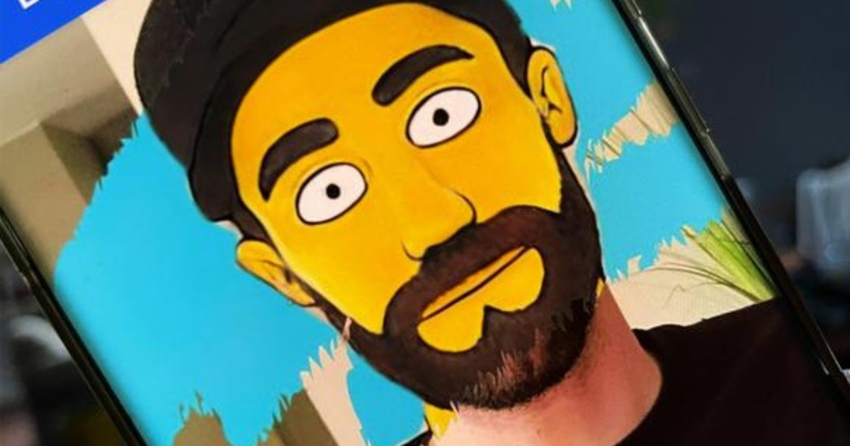 The trick to make your photos look like something out of The Simpsons