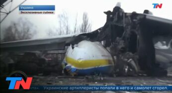 Video: UCRANIA: Rusia destruyó el avión más grande del mundo