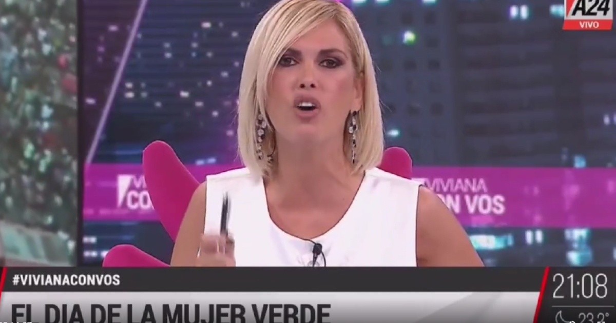 Viviana Canosa criticized the 8M march and insulted the demonstrators