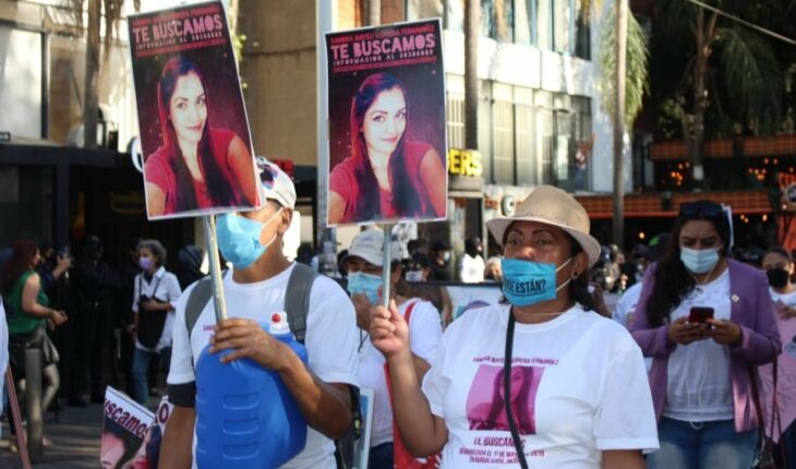 Women march in Jalisco for the disappeared and murdered
