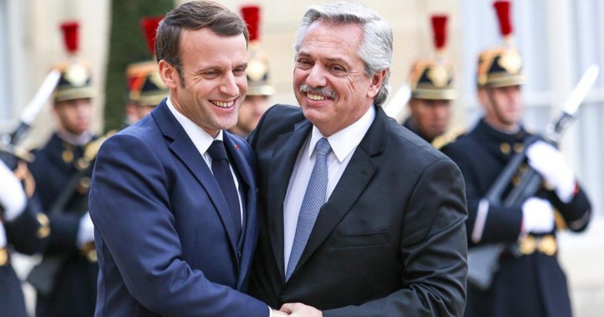 Alberto Fernández apoyó a Emmanuel Macron antes del balotaje en Francia