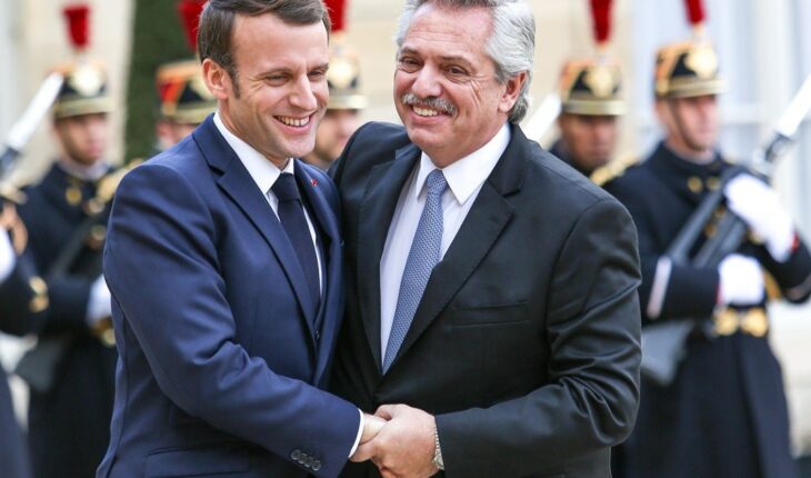 Alberto Fernández felicitó a Emmanuel Macron por la reelección en Francia