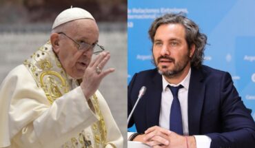 El Papa Francisco canceló la reunión con Santiago Cafiero por razones de salud