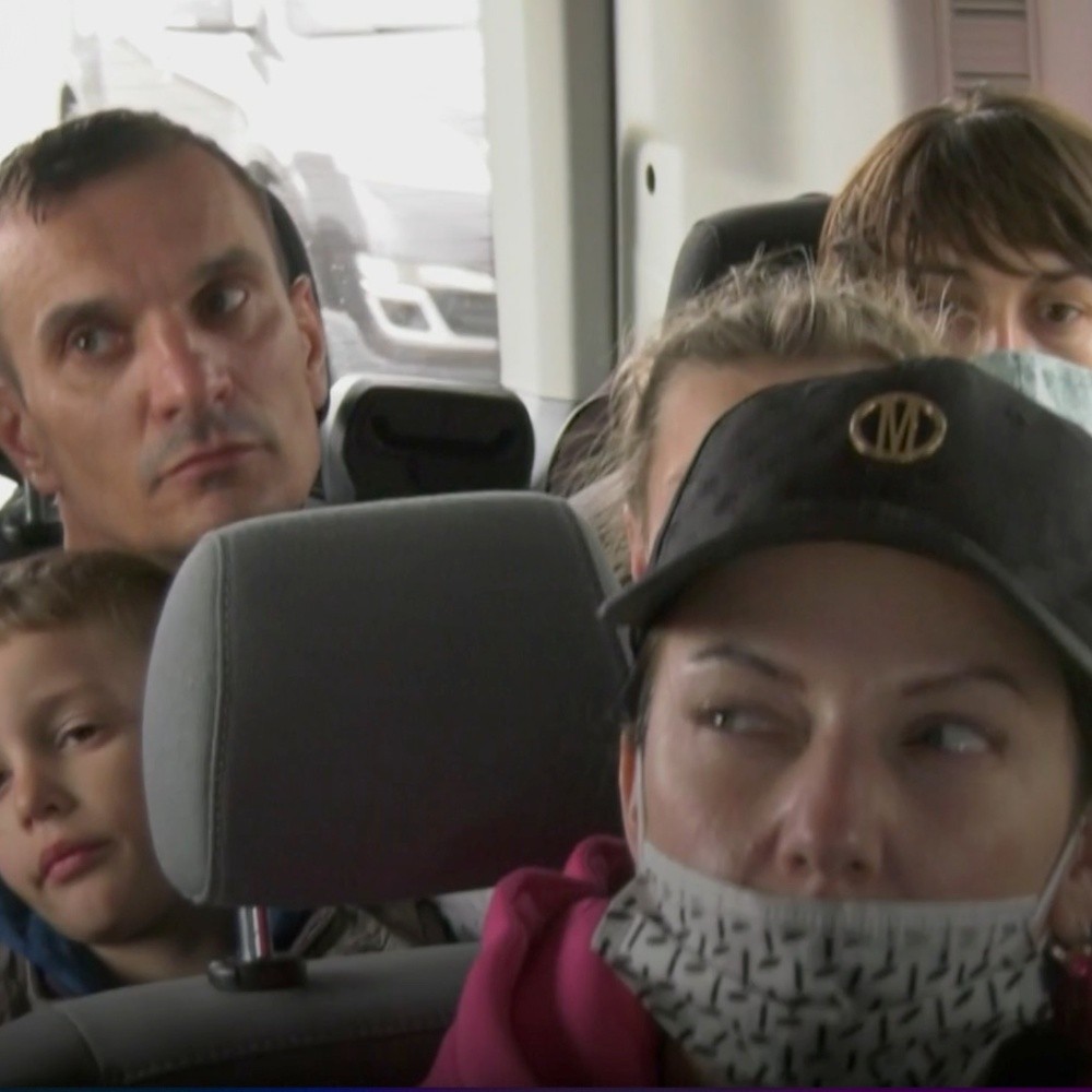Familia de Ucrania cruza cinco países para refugiarse en USA
