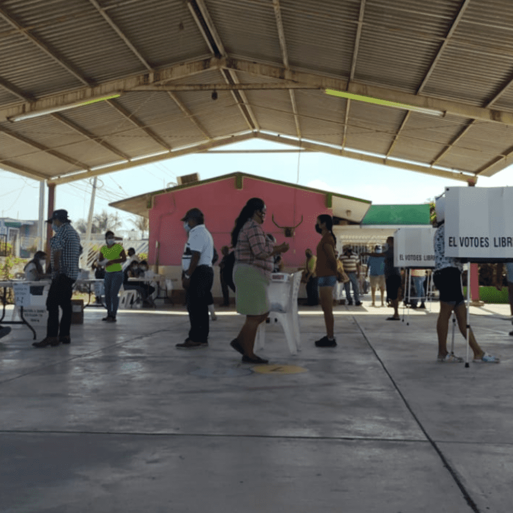 Se instalan casillas para Revocación de Mandato en Escuinapa
