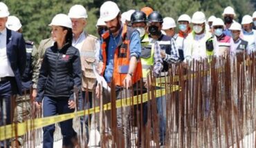 Sheinbaum supervisa avance de obras en el Tren Interurbano México-Toluca