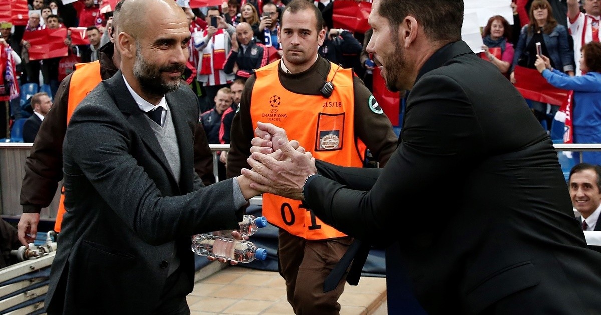 The praise between Simeone and Guardiola in the run-up to the Champions League clash