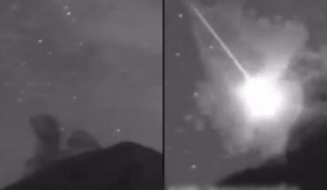 VIDEO. Camera of the Popocatépetl capture fall of a bolide