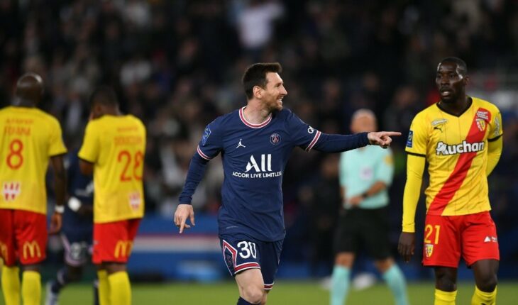 With a goal from Lionel Messi, PSG drew 1-1 against Lens and became champions of Ligue 1