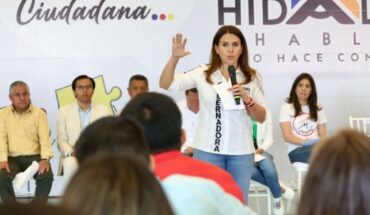 Carolina Viggiano presenta la visión 2050 de desarrollo en Hidalgo