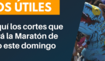 Conoce aquí los cortes que provocará la Maratón de Santiago este domingo