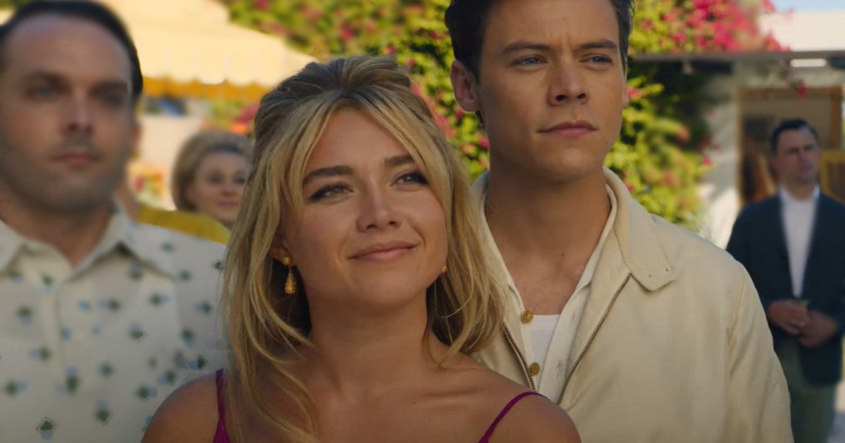 "Don't worry honey", with Florence Pugh and Harry Styles: its devastating and brilliant trailer has arrived