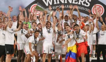 Eintracht Frankfurt became champions of the Europa League