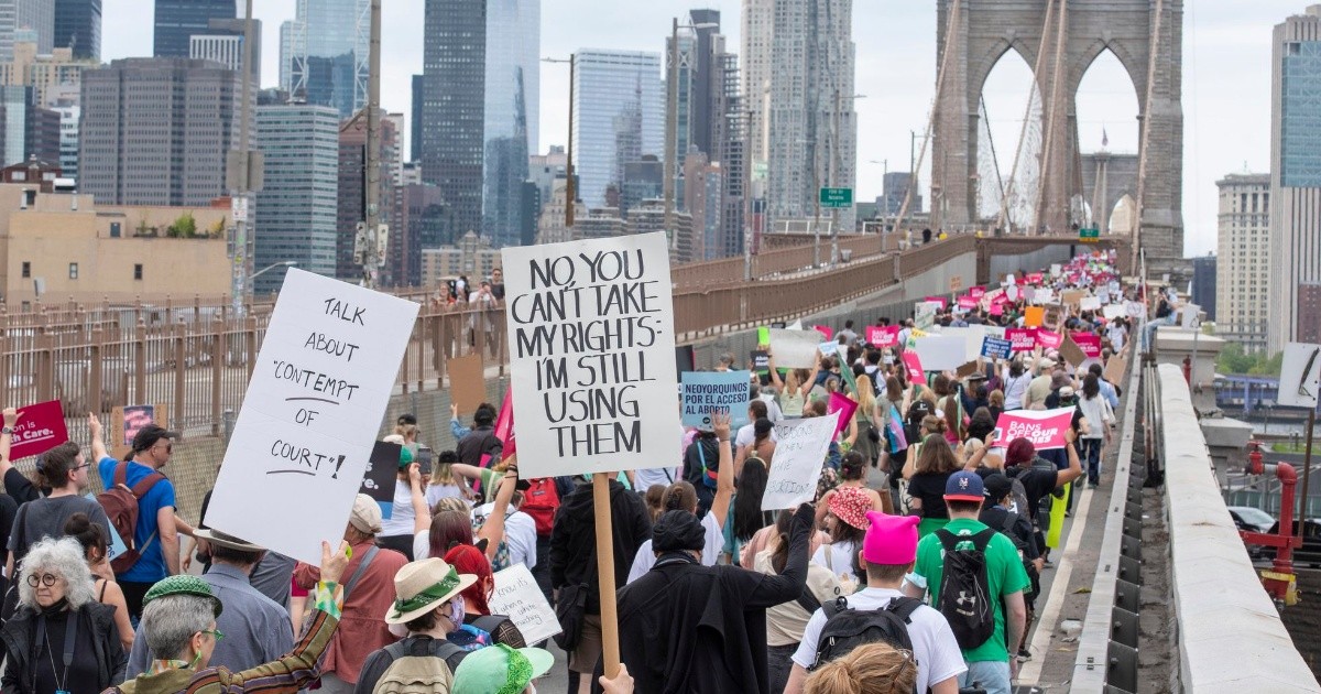 Estados Unidos: marchas multitudinarias en defensa del derecho al aborto