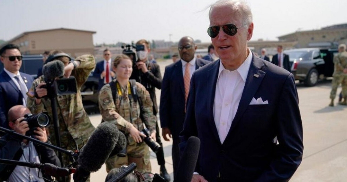 Joe Biden llegó a Japón durante su gira por Asia