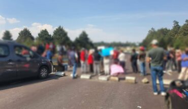 Manifestantes bloquean la carretera México-Puebla