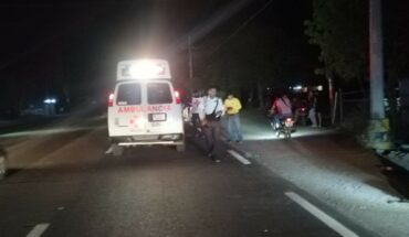 Motociclista lesionada al derrapar en El Fuerte, Sinaloa