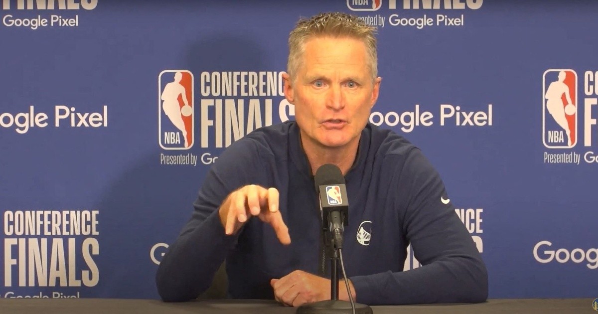 NBA: Steve Kerr's crude claim in the middle of a press conference, moved by the Texas massacre