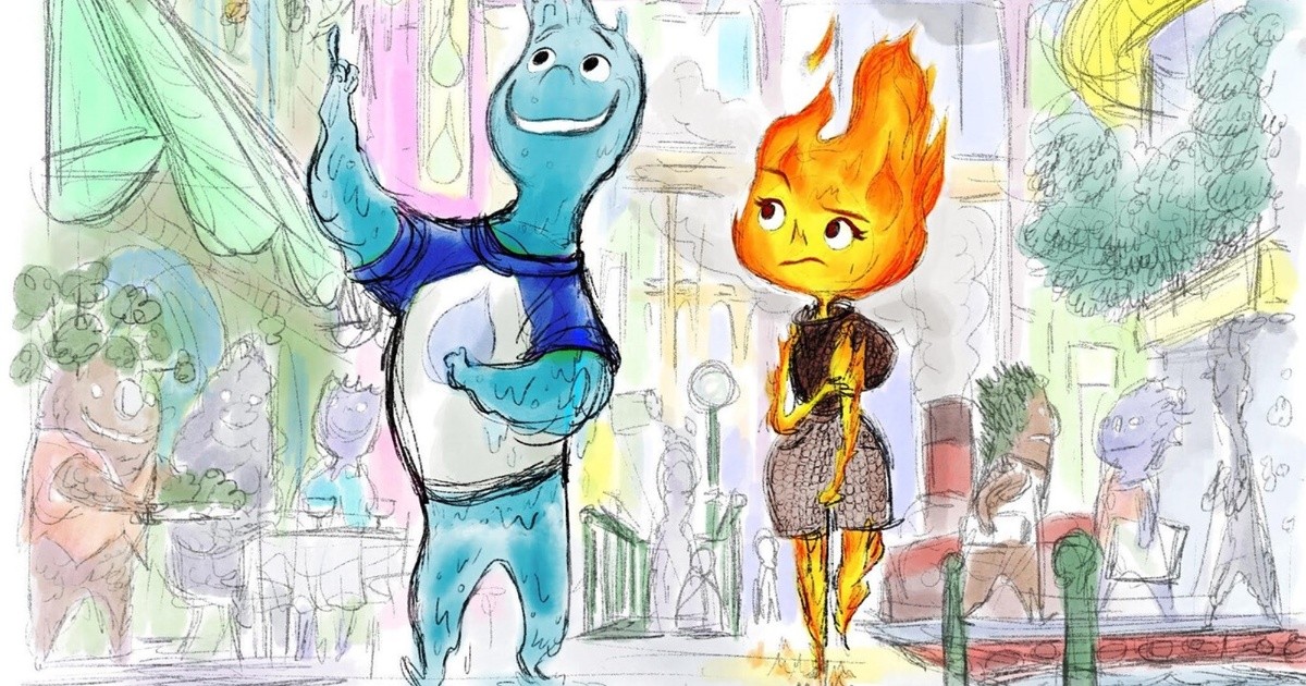 Pixar anuncia "Elemental", su nueva película: los elementos tienen sentimientos