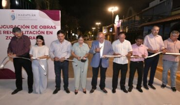 Químico Benítez inaugura rehabilitación de 3 avenidas en Mazatlán