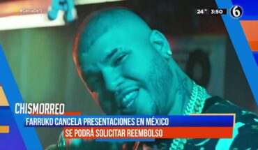 Video: Farruko cancela sus presentaciones en México | El Chismorreo