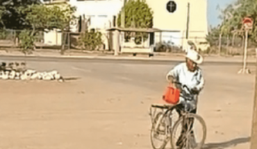 Video viral. Abuelo lleva almuerzo al trabajo de su nieta